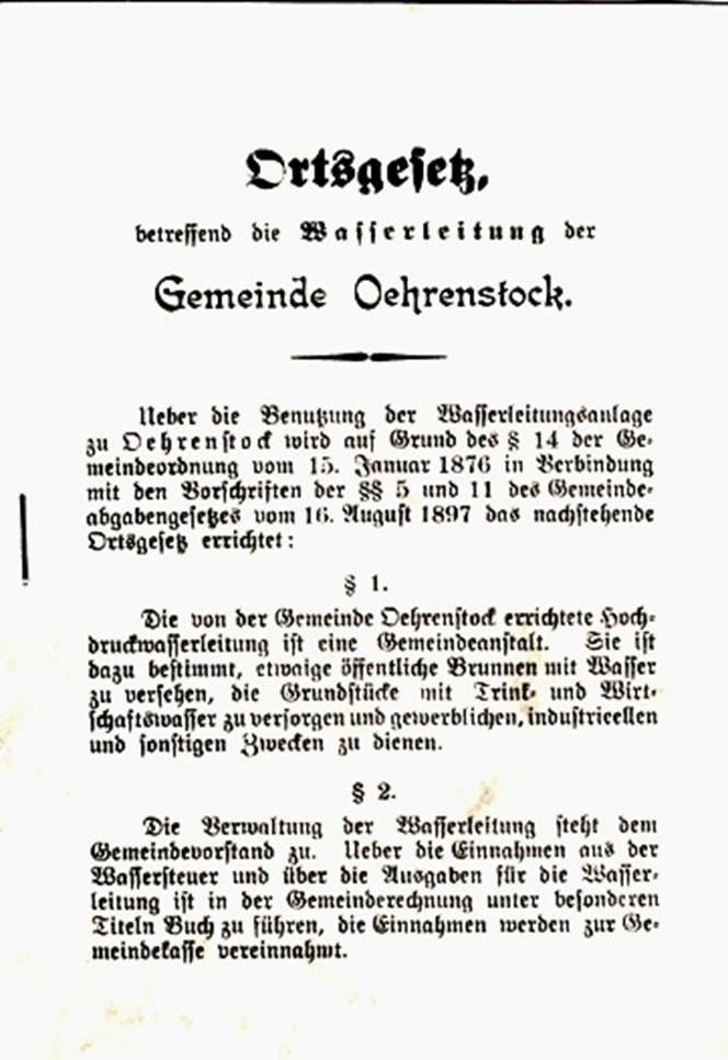 OrtsgesetzWasserltg